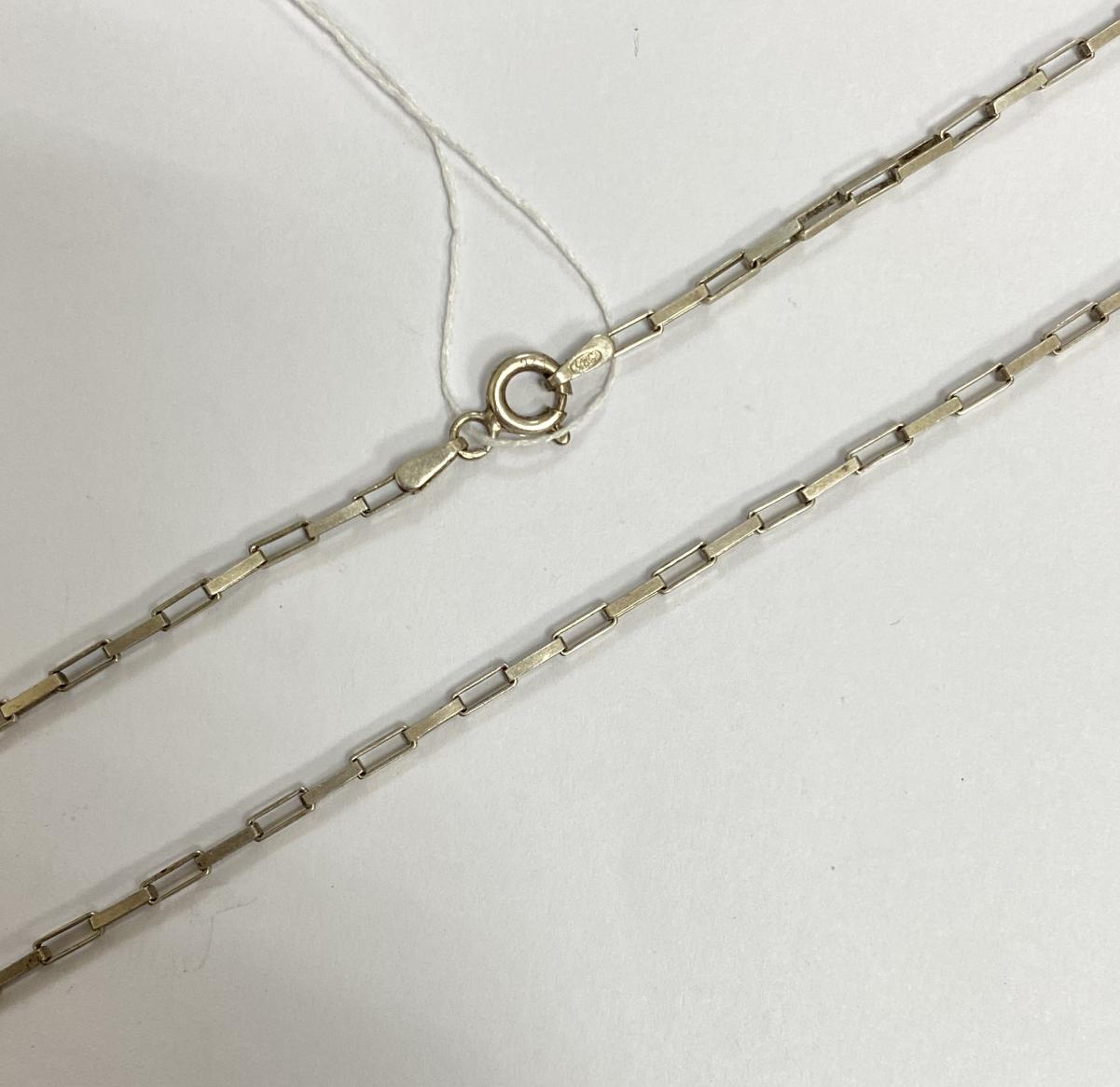 Срібний ланцюг із плетінням Якірне (33826219) 0