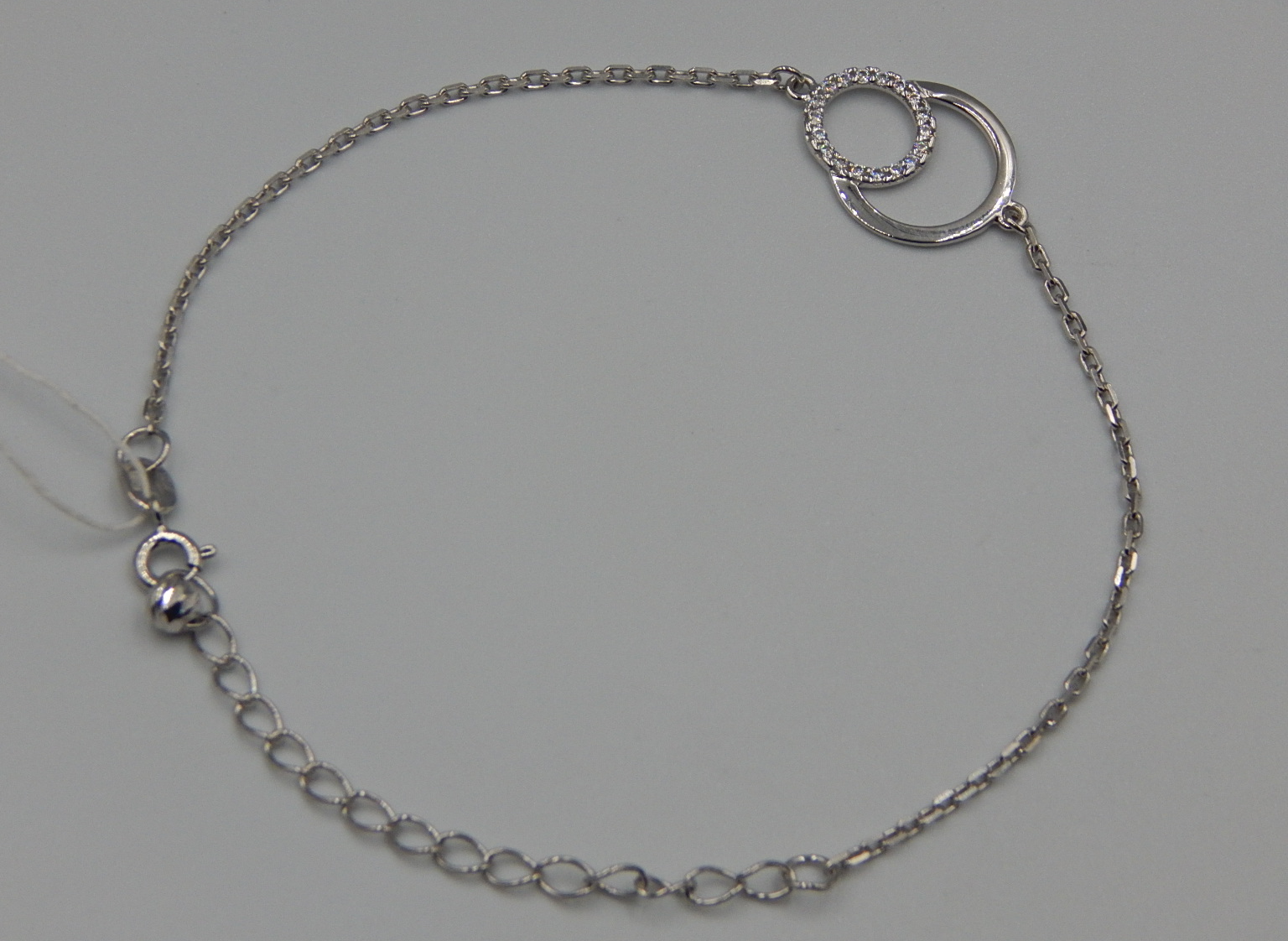 Срібний браслет із цирконієм (32174865) 0
