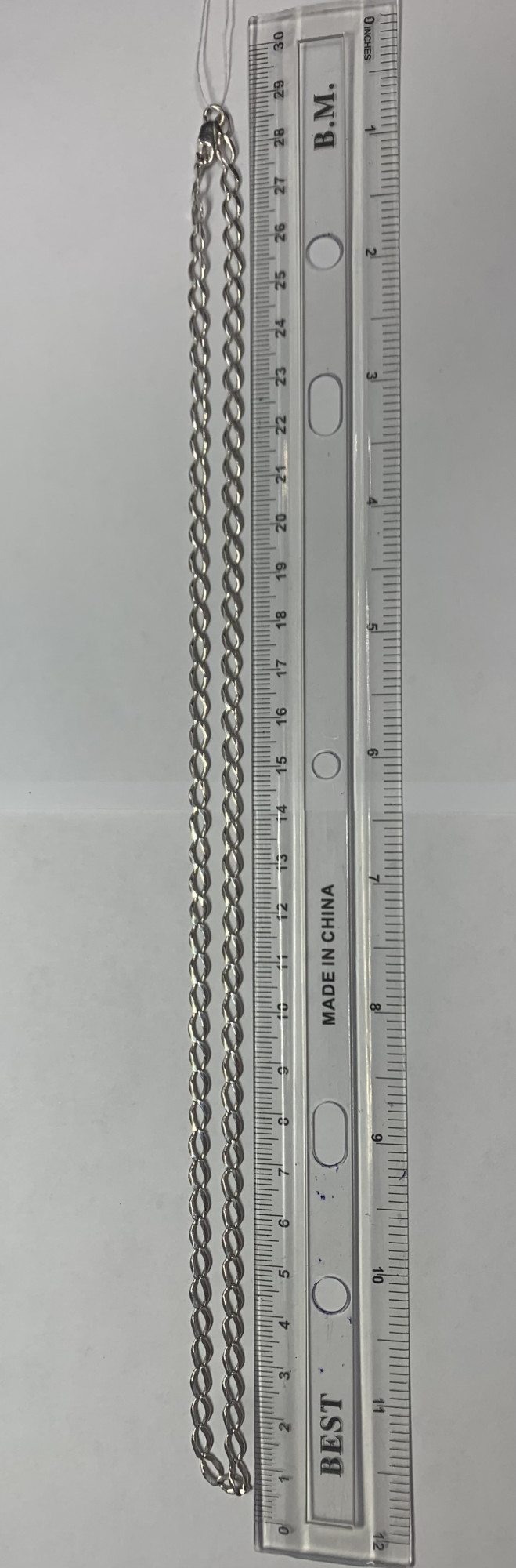Серебряная цепь с плетением Ромб (33338978) 3