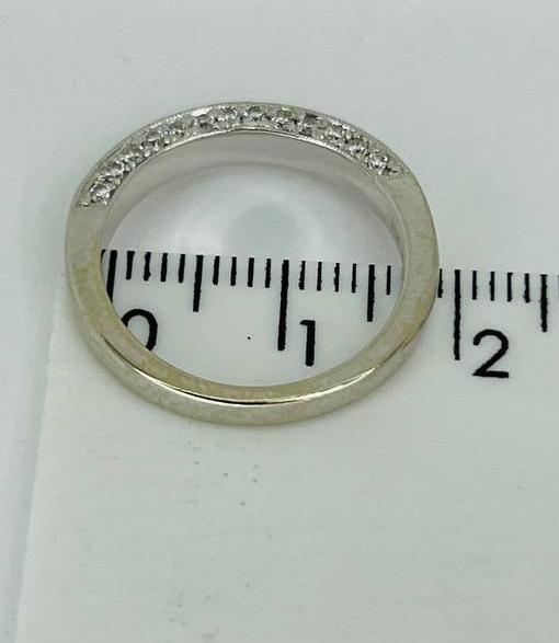 Кольцо из белого золота с бриллиантом (-ми) (32092734) 2
