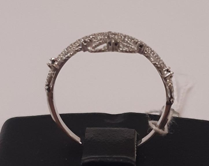Серебряное кольцо с цирконием (29763642) 1