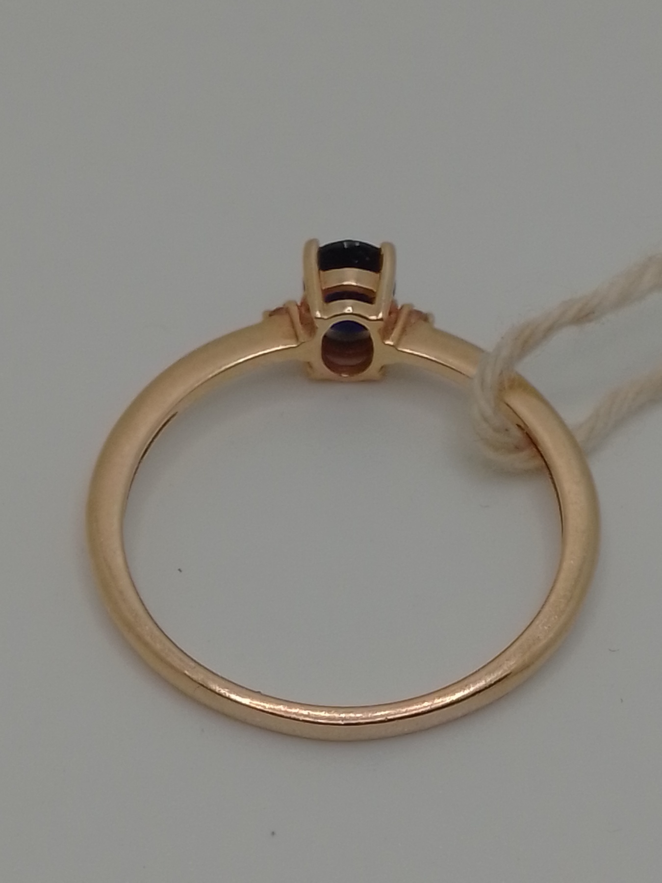 Кольцо из красного золота с цирконием (33065745) 3