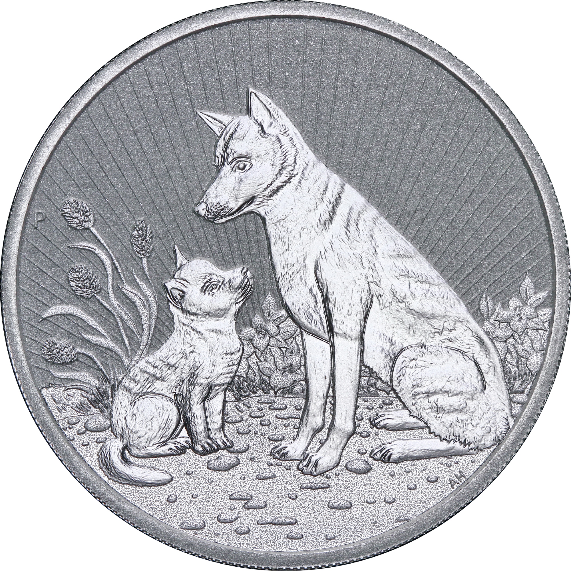 Серебряная монета 2oz Динго Следующее Поколение 2 доллара 2022 Австралия (29244017) 1