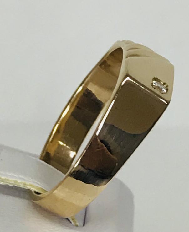 Перстень из красного золота с цирконием (28798941) 1