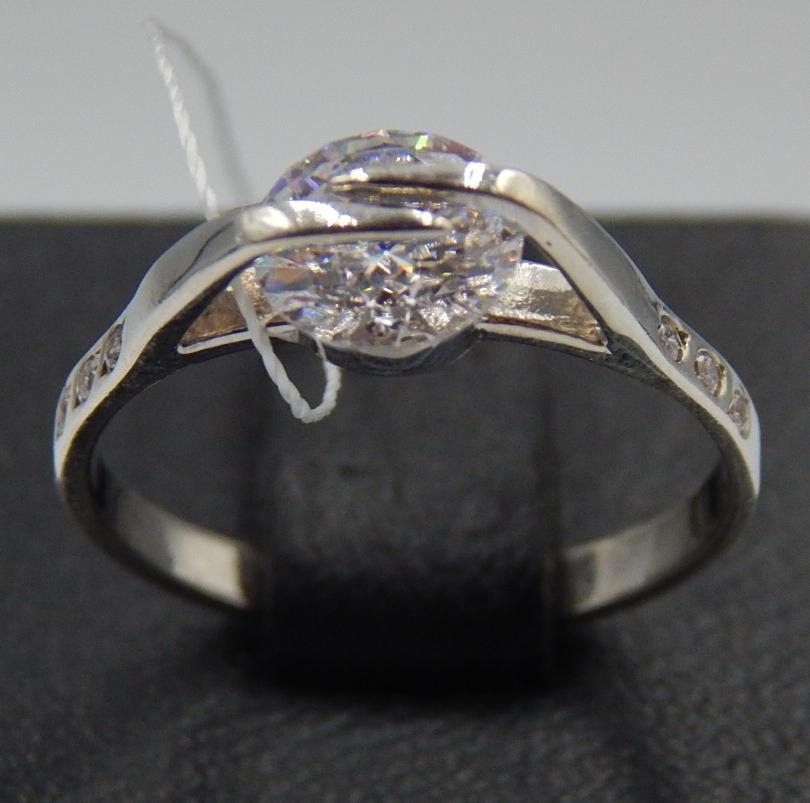 Серебряное кольцо с цирконием (31482894) 0