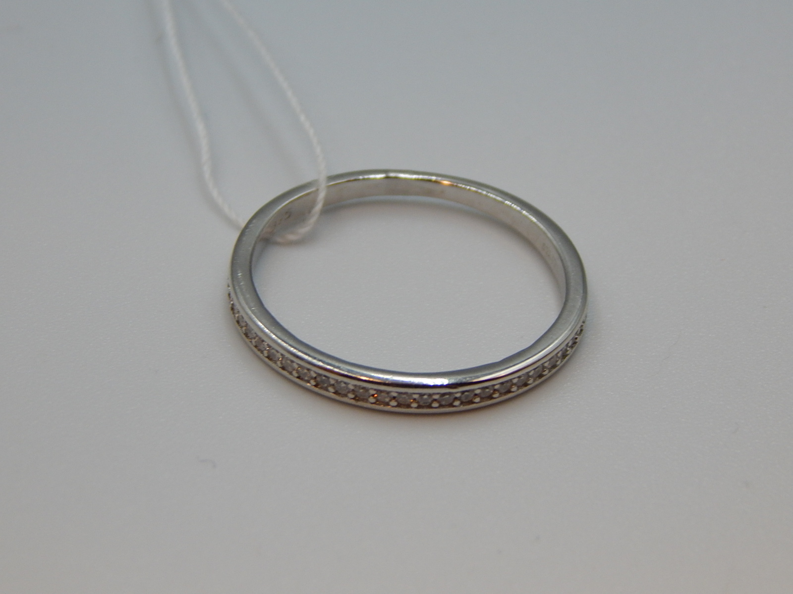 Серебряное кольцо с цирконием (30538042) 3