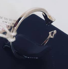Серебряное кольцо с цирконием (29719142) 2