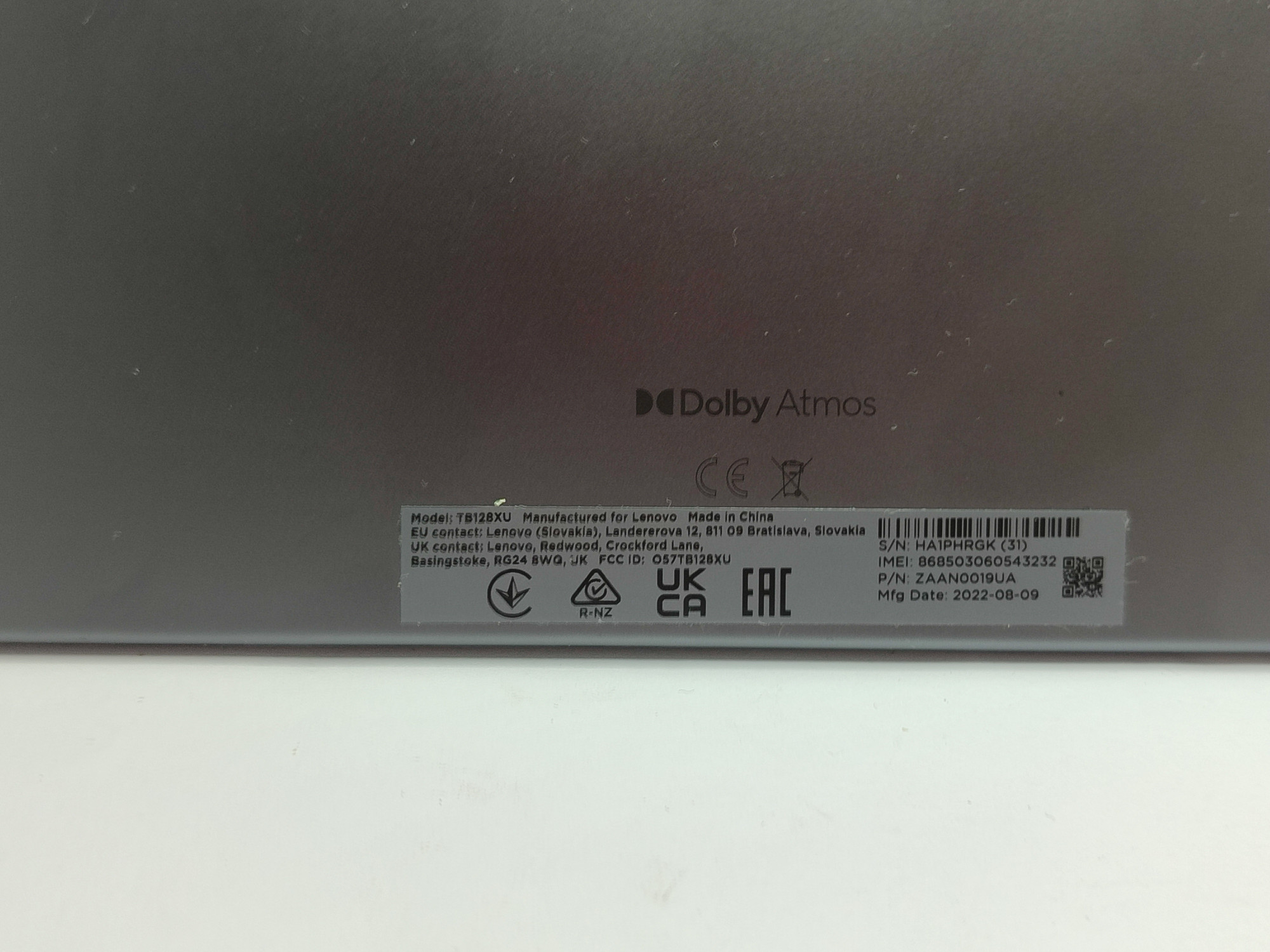 Планшет Lenovo Tab M10 Plus (3rd Gen) TB128XU 4/128 LTE (ZAAN0015UA)  2