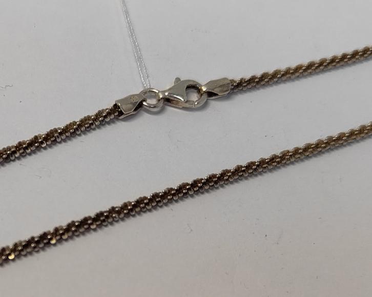 Серебряная цепь с плетением Фантазийное (33847746) 0