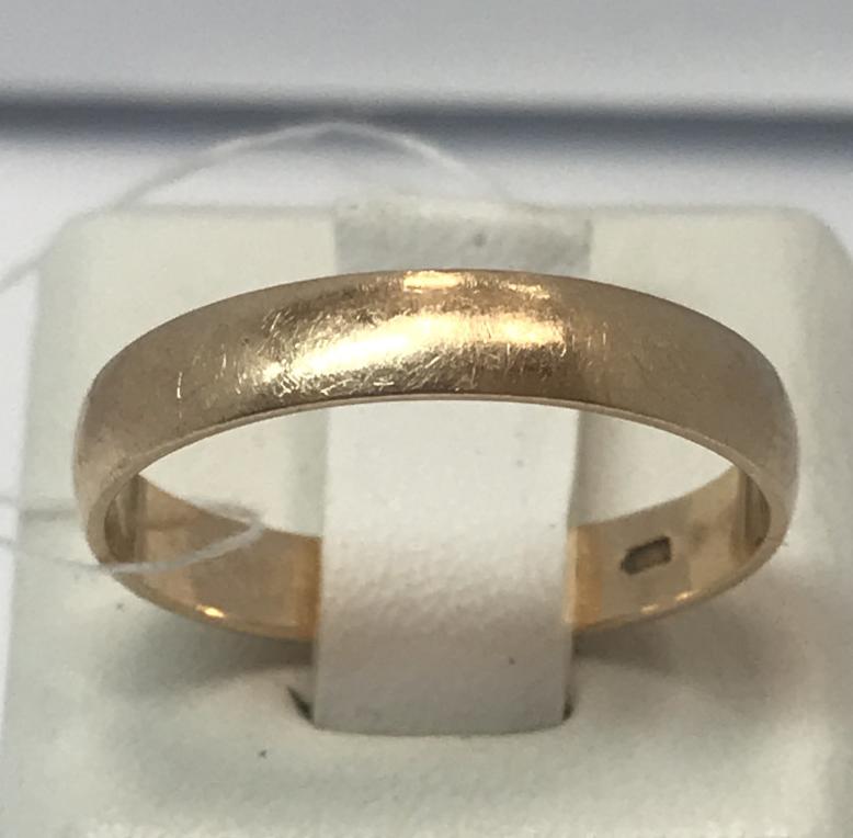 Обручальное кольцо из красного золота (33722419) 0