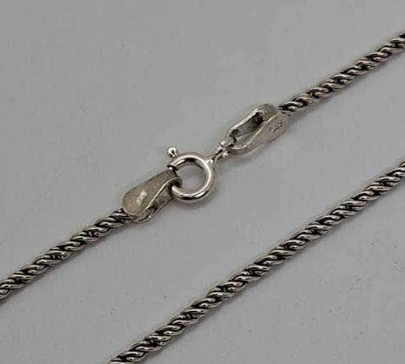 Серебряная цепь с плетением Фантазийное (33679727) 0