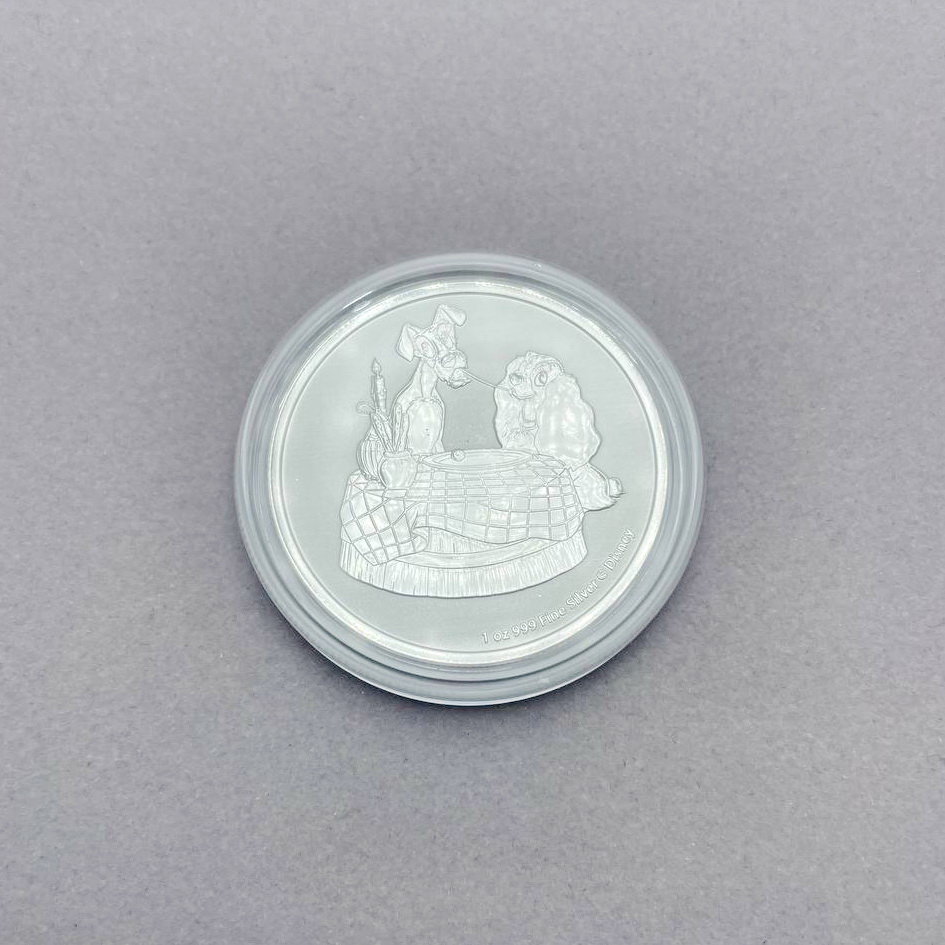 Серебряная монета 1oz Леди и Бродяга 2 доллара 2022 Ниуэ (29128444) 4