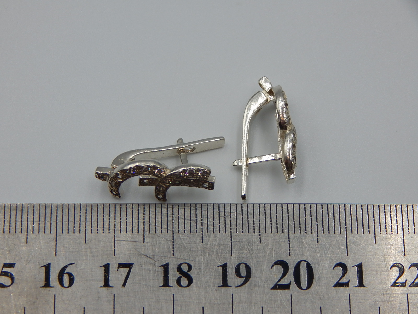 Срібні сережки з цирконієм (32559525) 5