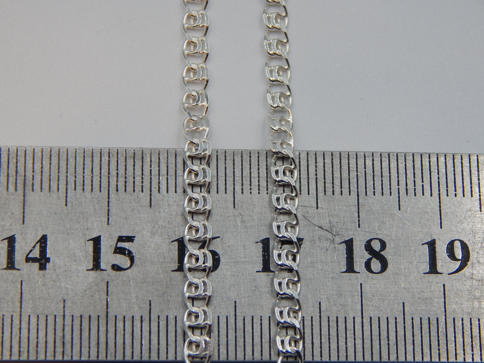 Серебряная цепь с плетением Лав (32357131) 1