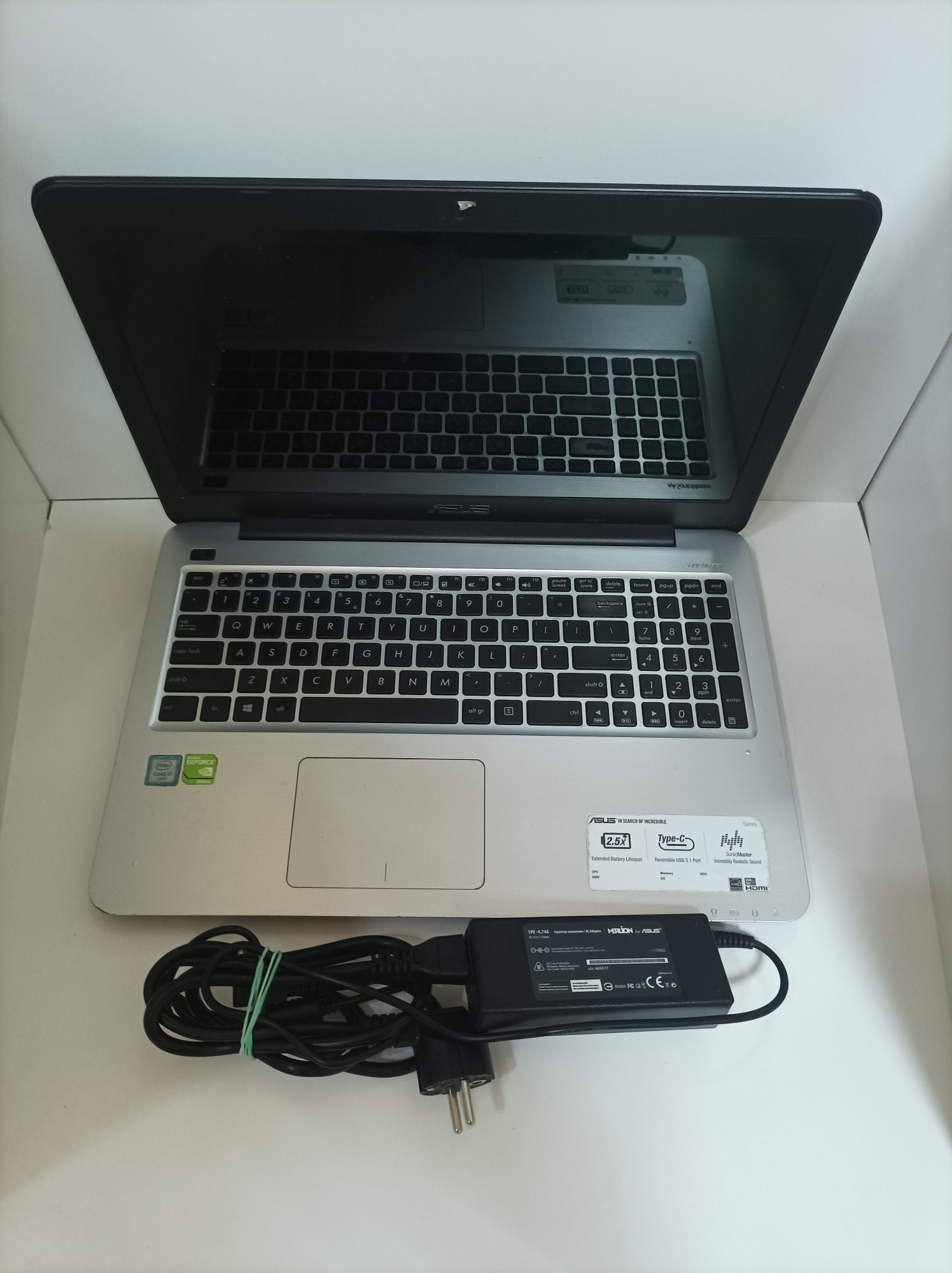 Ноутбук Asus X556U (Intel Core i7-6500U/8Gb/SSD120Gb) (33823091) 2