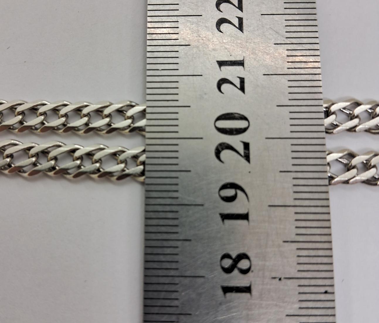 Срібний ланцюг з плетінням Подвійний ромб (32726591) 3