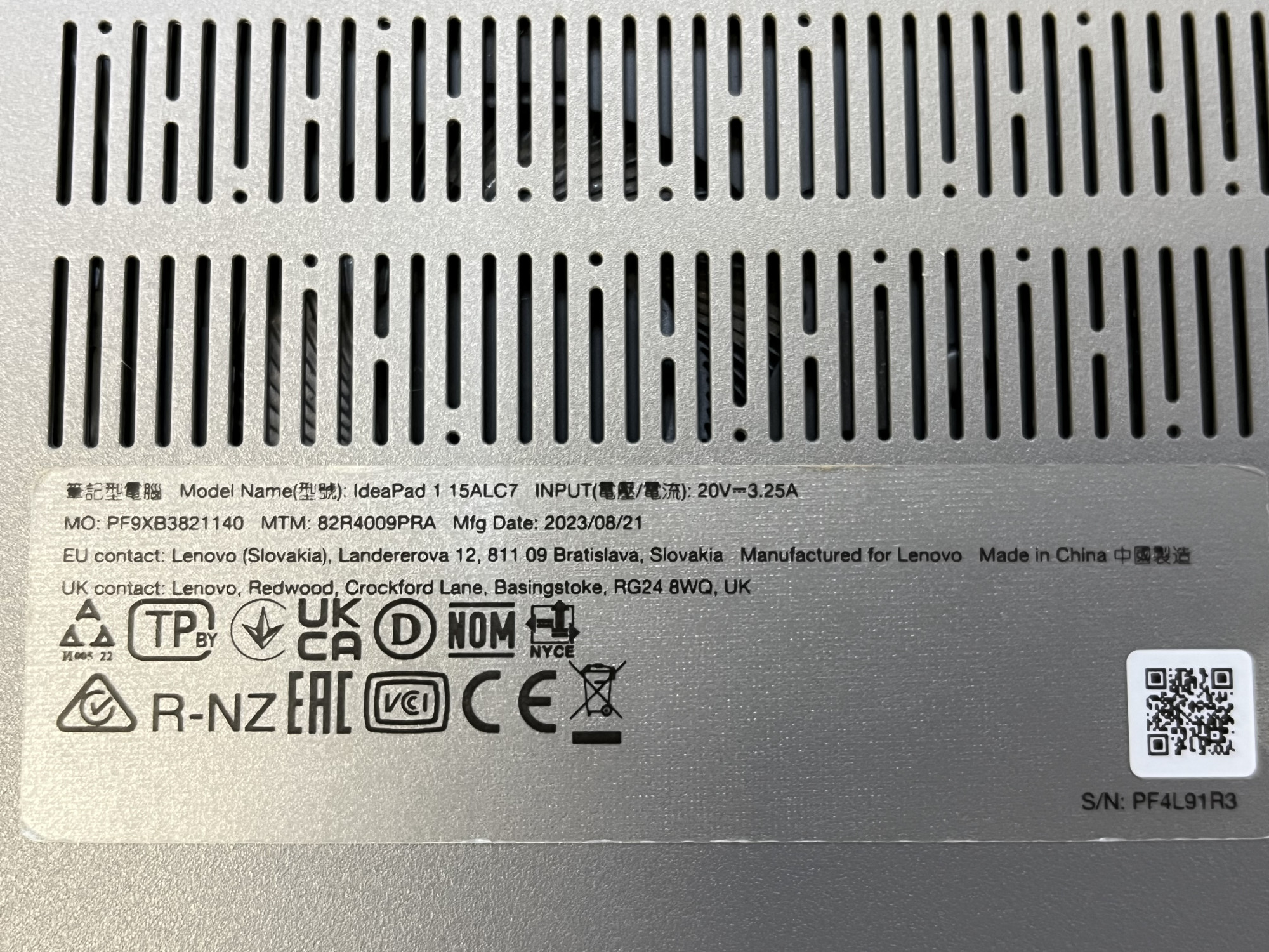 Ноутбук Lenovo IdeaPad 1 15ALC7 (82R4009PRA) 6