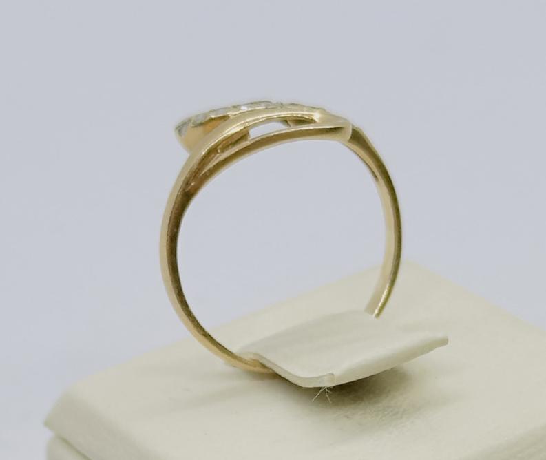 Кольцо из красного золота с цирконием (33821546)  1