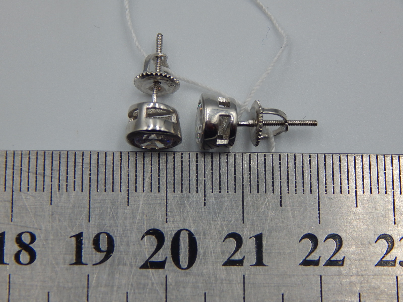 Срібні сережки з цирконієм (33238357) 4