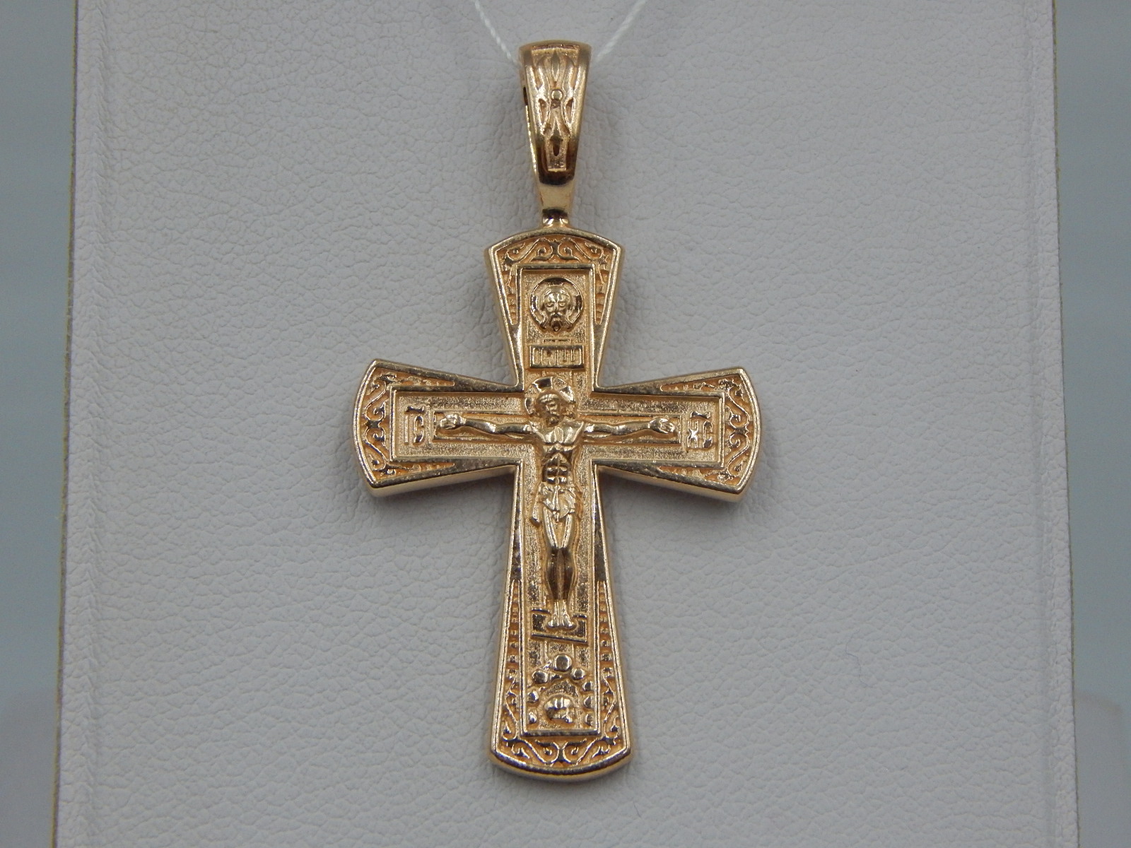 Підвіс-хрест з червоного золота (33698370) 2