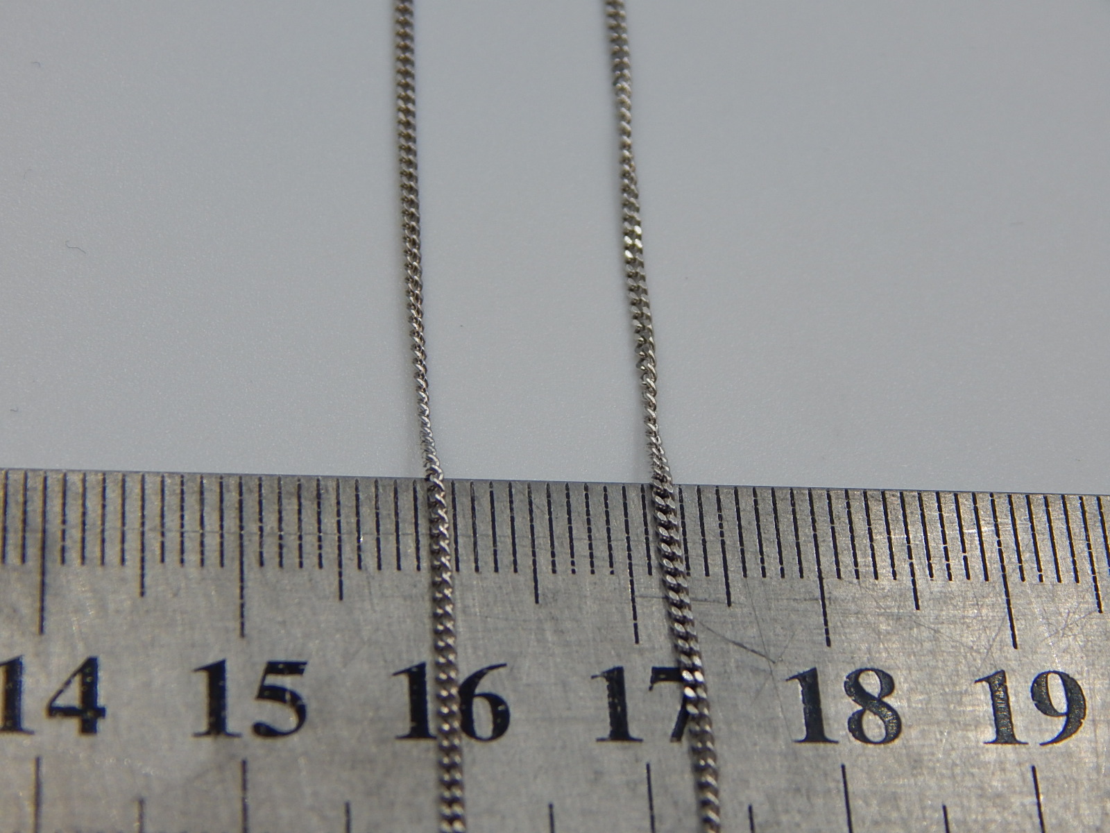 Серебряная цепь с плетением панцирное (30501656) 2