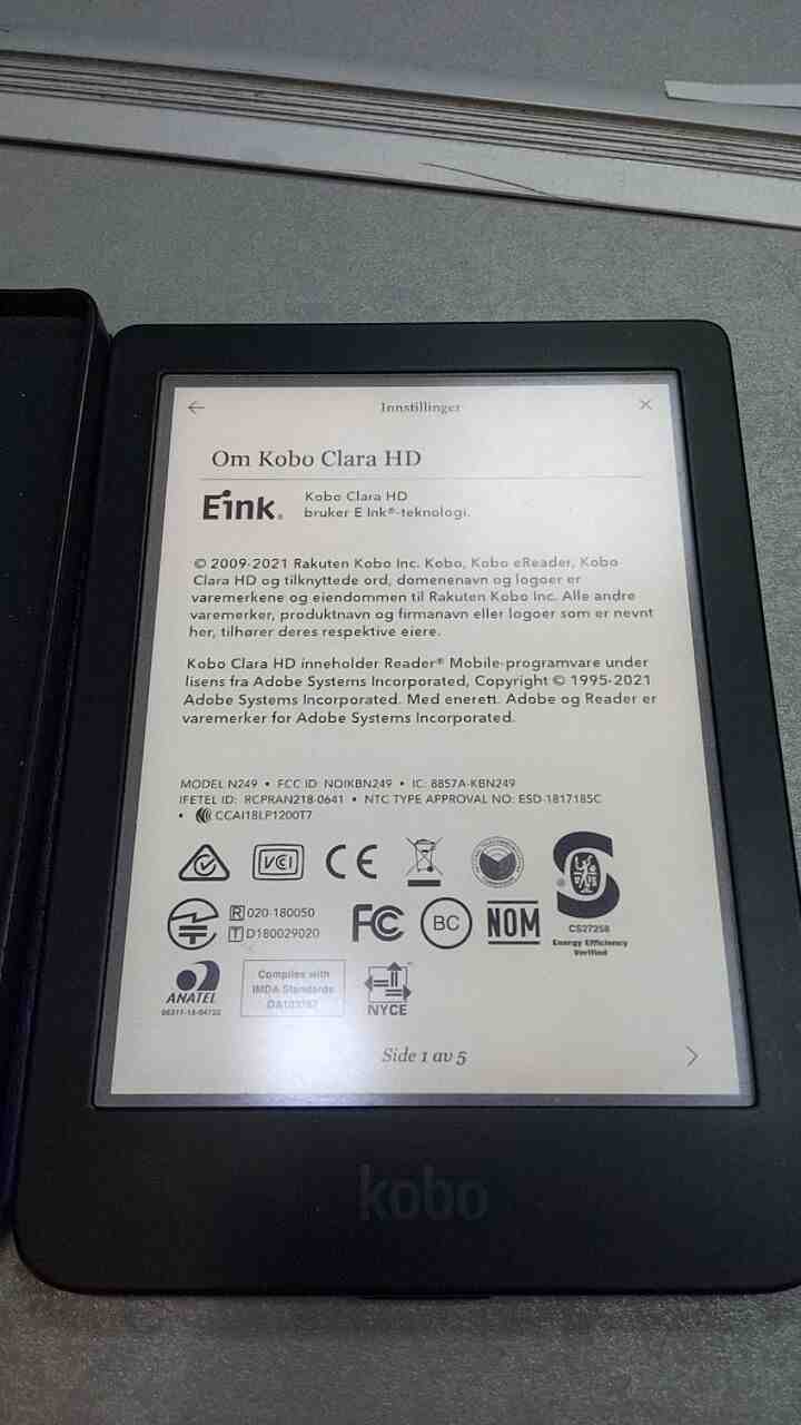 Електронна книга Kobo Clara HD 8