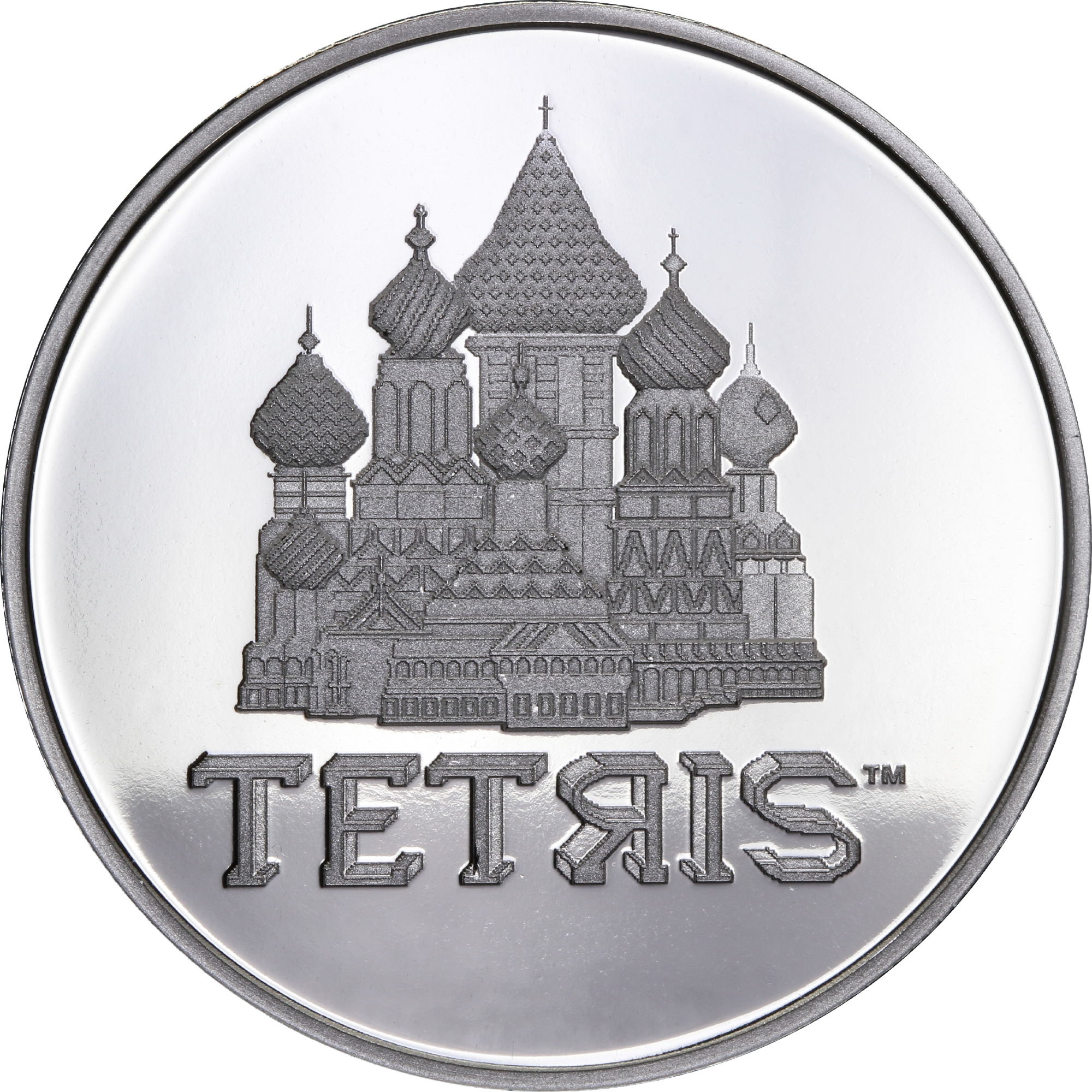 Серебряная монета 1oz Tetris Собор Василия Блаженного 2 доллара 2021 Ниуэ (29128025) 0