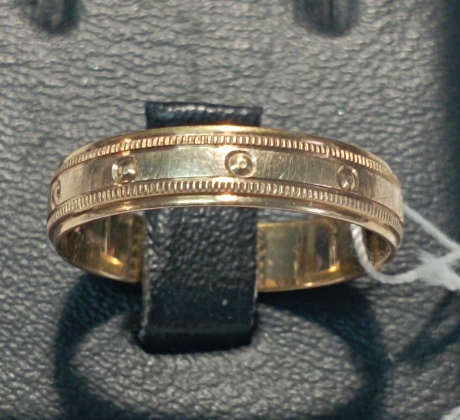 Обручальное кольцо из желтого золота (33432161) 0