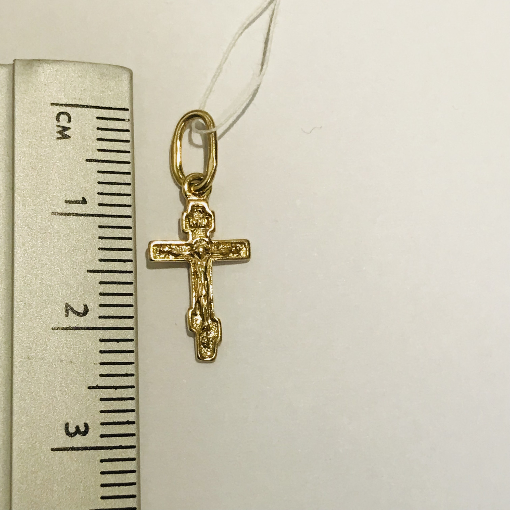 Підвіс-хрест з червоного золота (31505145) 1