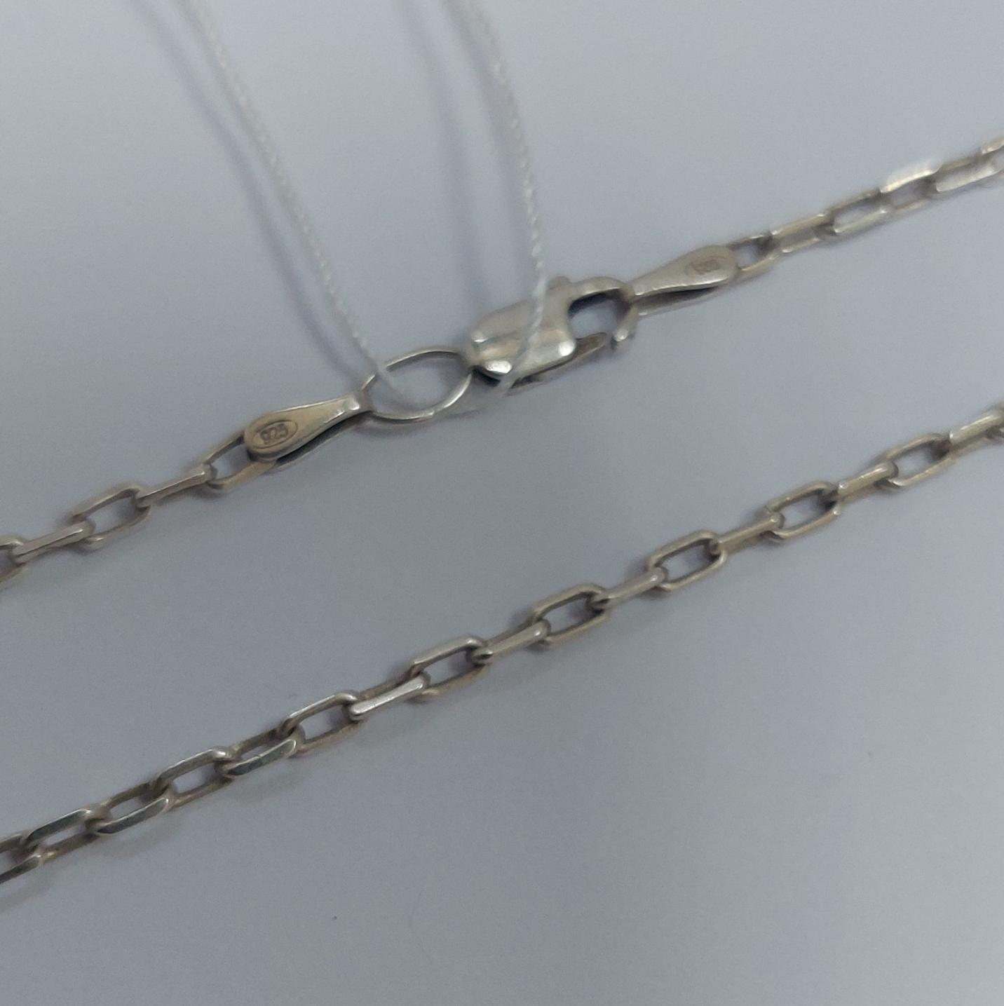 Серебряная цепь с плетением Якорное (33637071) 0