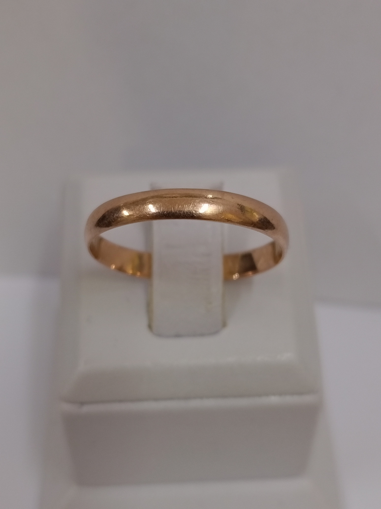 Обручальное кольцо из красного золота (33420712) 0