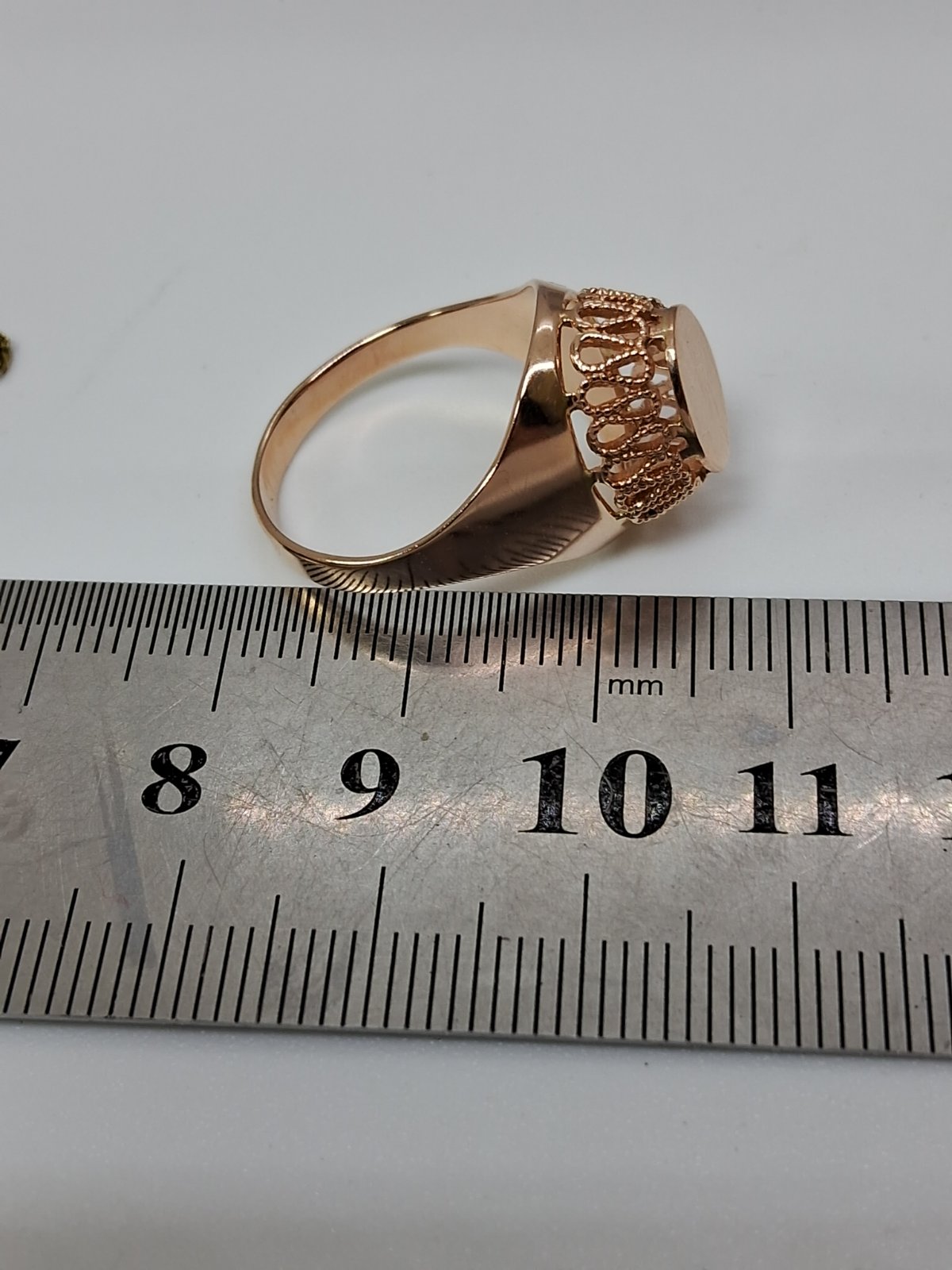 Кольцо из красного золота (32316997) 7