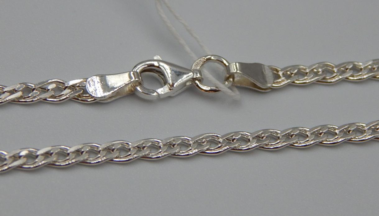 Серебряная цепь с плетением Нонна (32251617) 0
