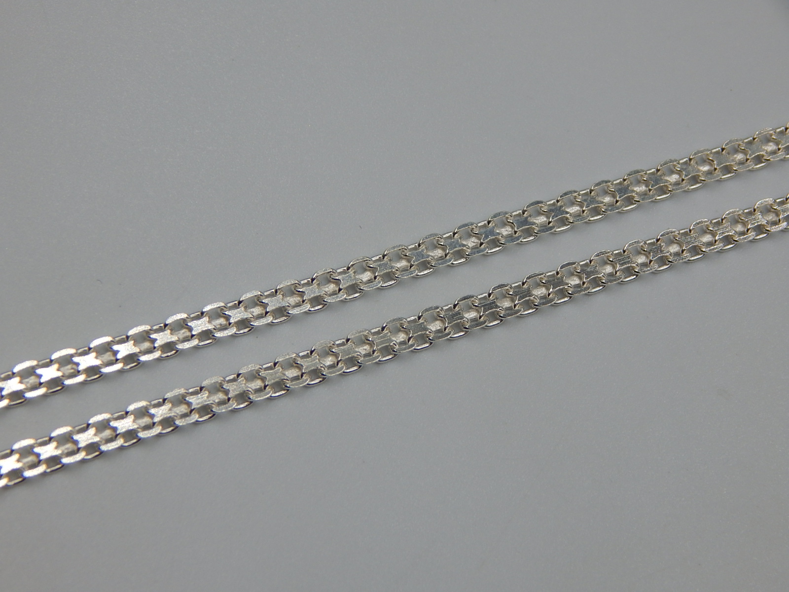 Серебряная цепь с плетением Фантазийное (32277402) 1