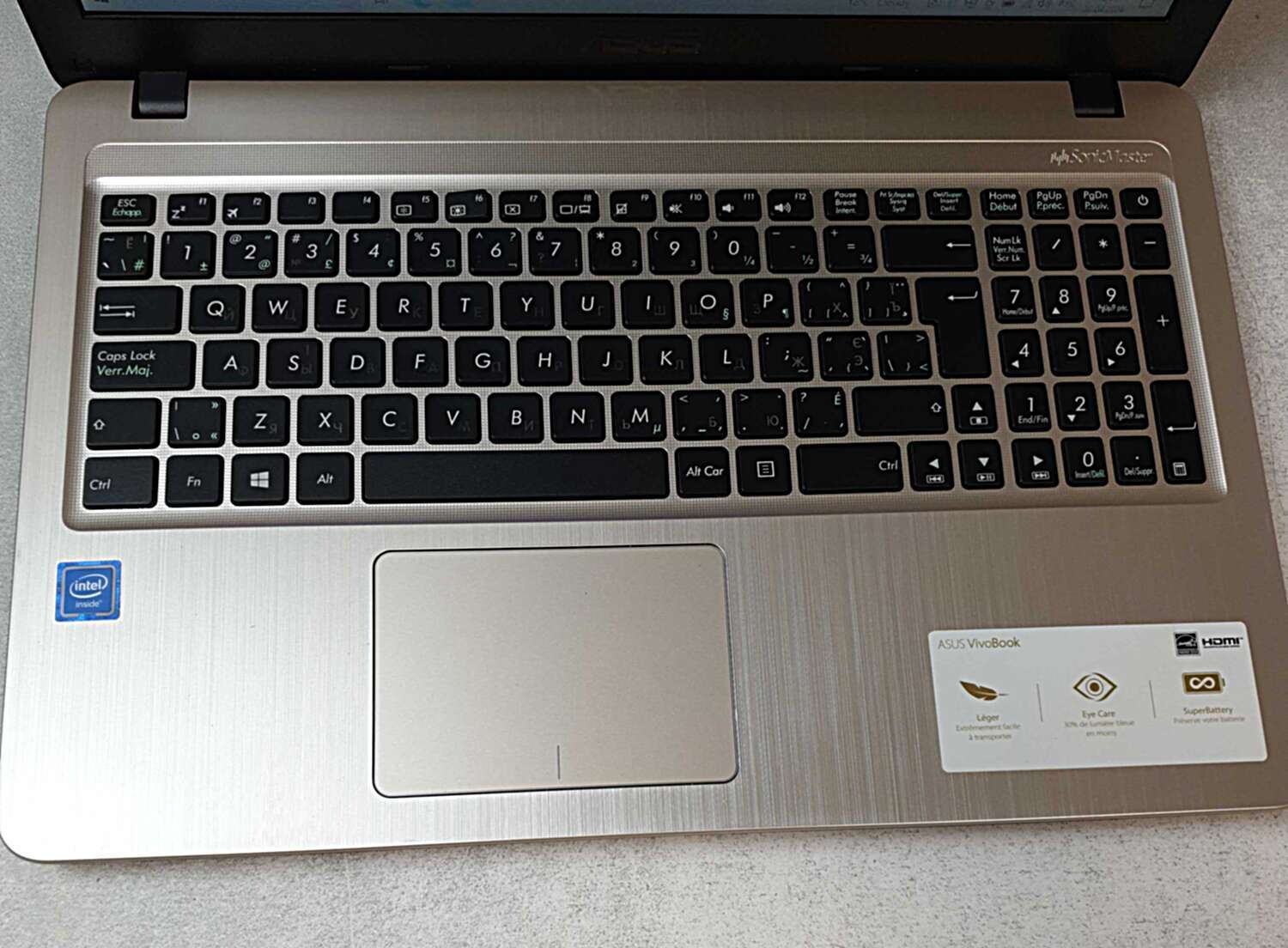 Ноутбук Asus X540MA (Intel Celeron N4000/4Gb/SSD256Gb) (33673019) 5