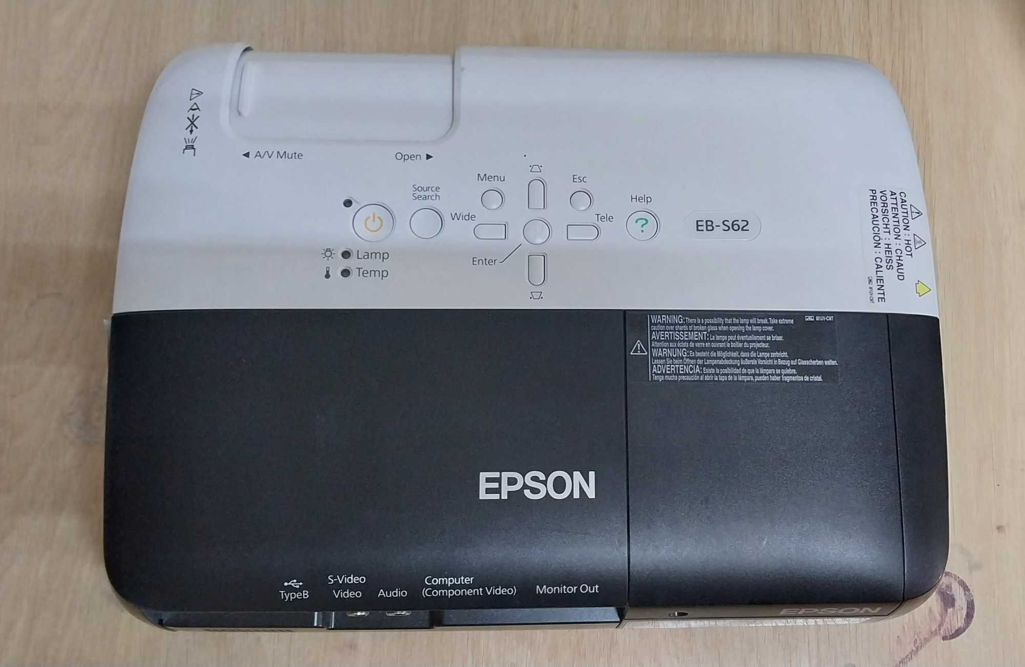 Проектор Epson PowerLite S6 H283B 7