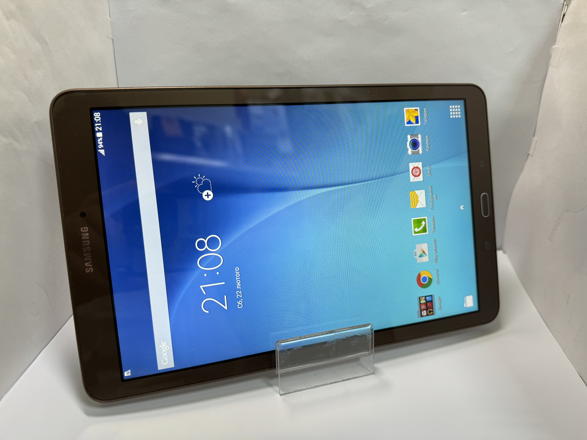 Планшет Samsung Galaxy Tab E 9.6" 3G 8Gb (SM-T561NZKA) 0