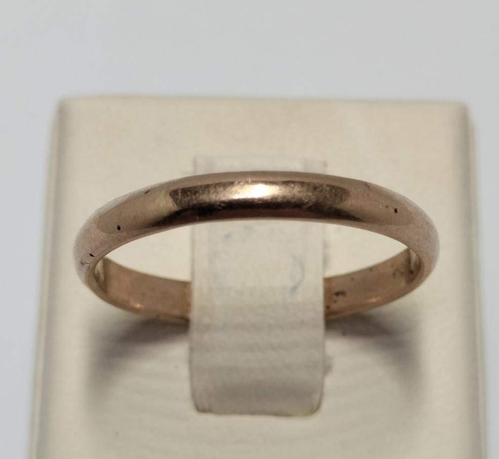 Обручальное кольцо из красного золота (33964995)  0