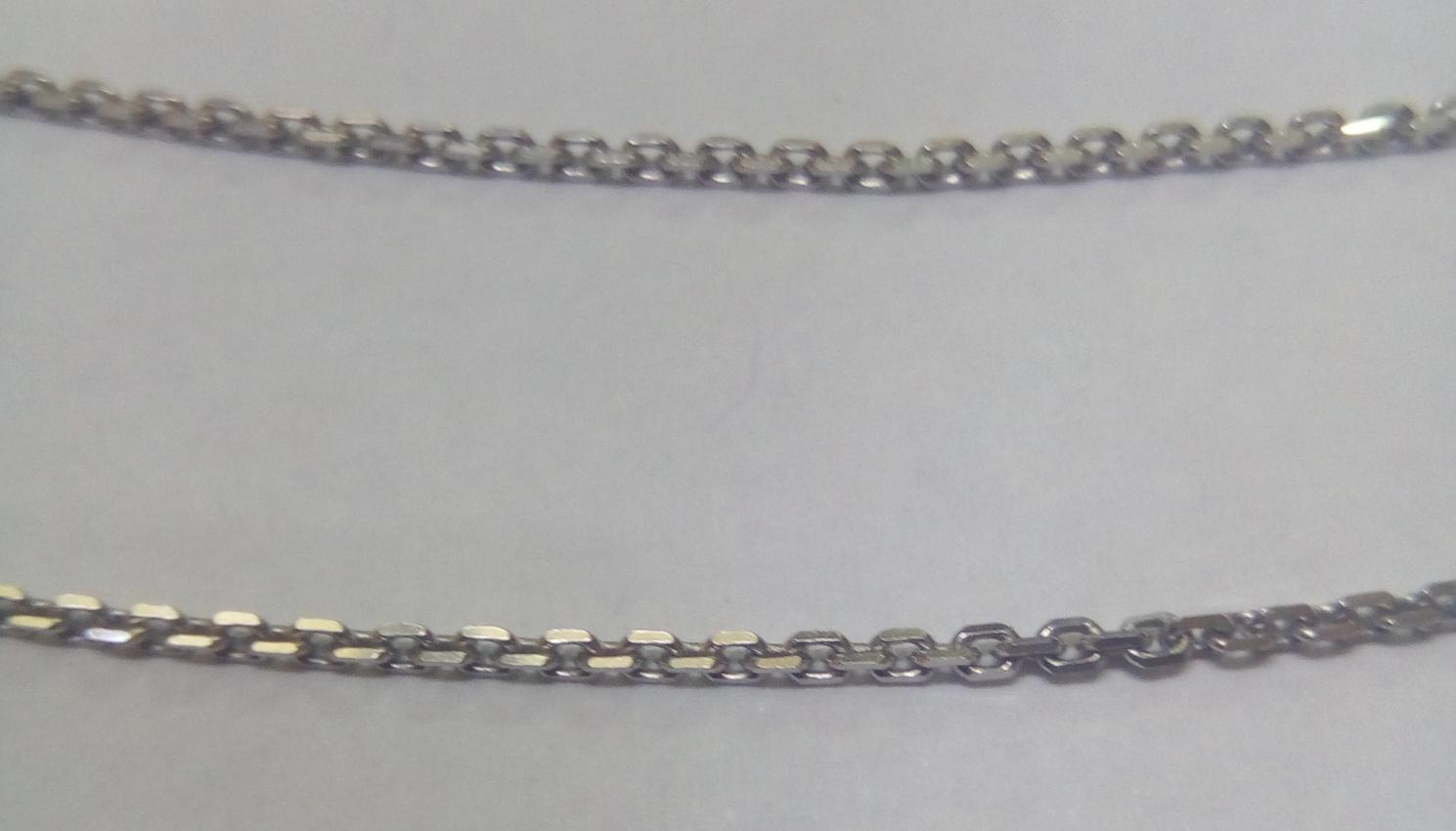 Серебряная цепь с плетением Якорное (30519879) 0