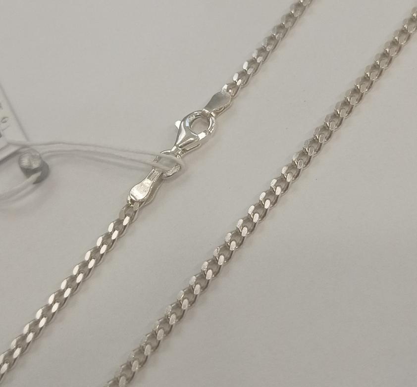 Срібний ланцюжок з плетінням панцирне (30513536) 0