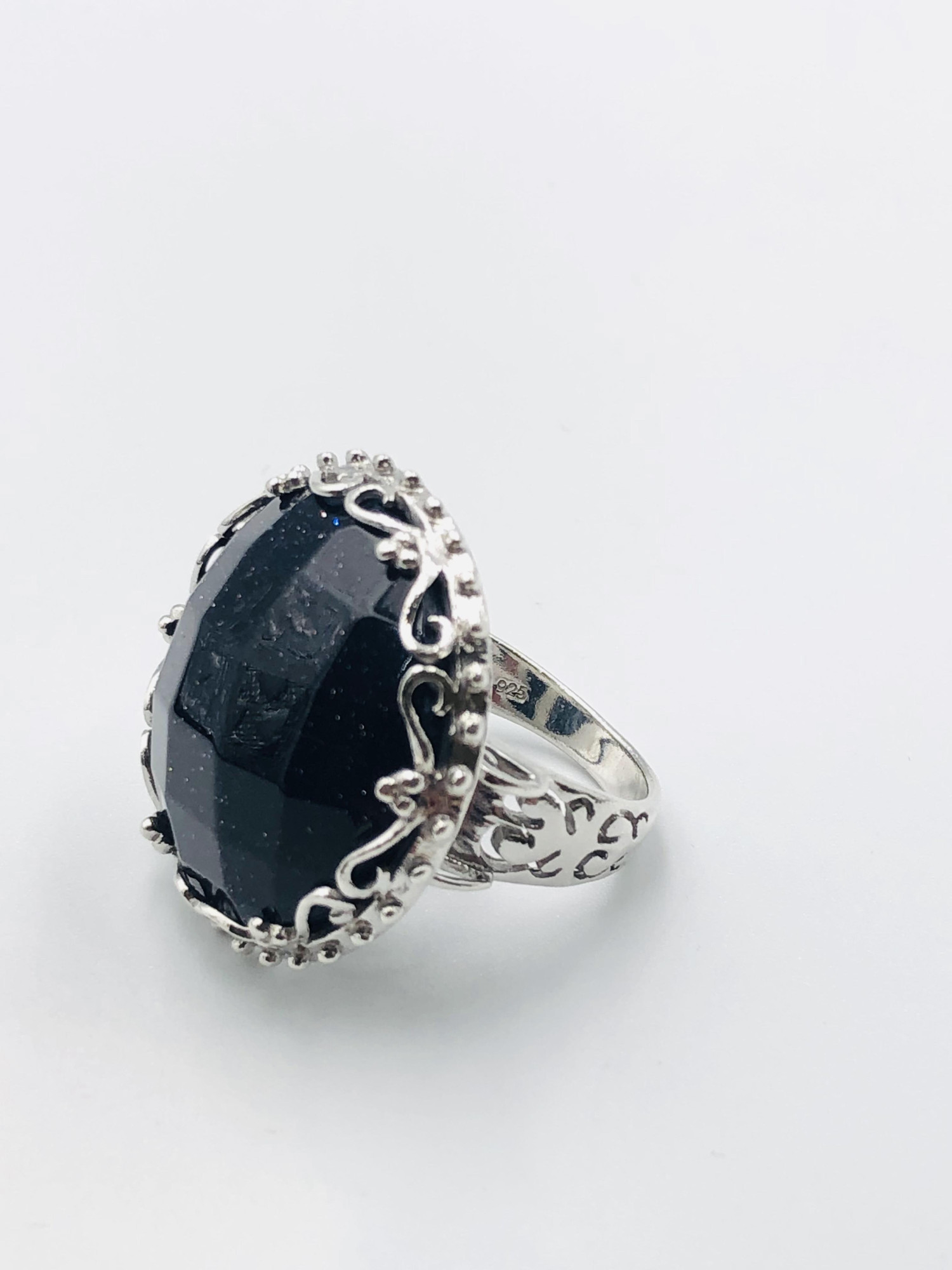 Серебряное кольцо с авантюрином (33616053) 1