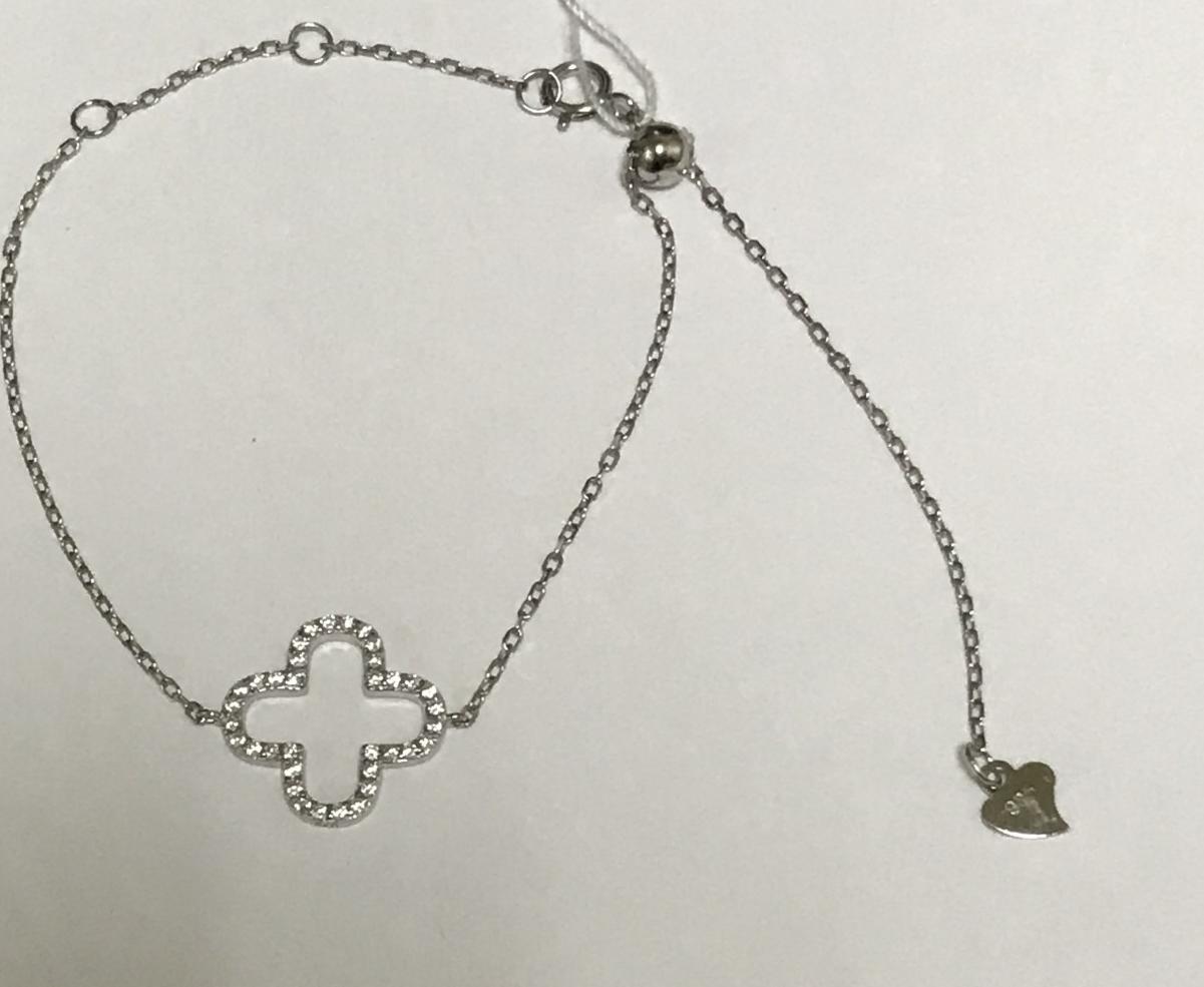 Срібний браслет із цирконієм (29031976) 1