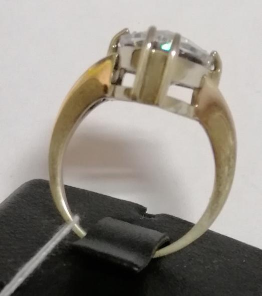 Серебряное кольцо с цирконием (28138362) 2