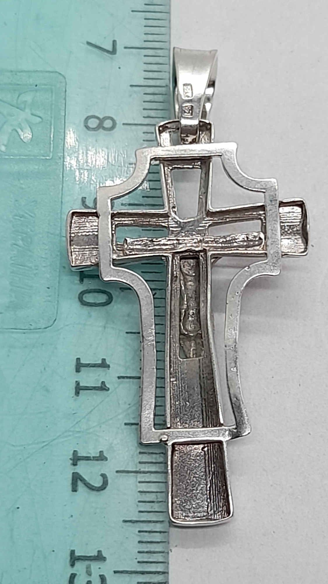 Срібний підвіс-хрест (31805352) 1
