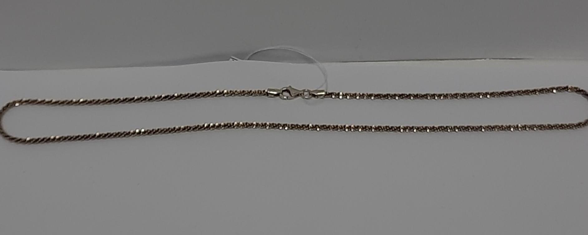 Серебряная цепь с плетением Фантазийное (33847746) 1