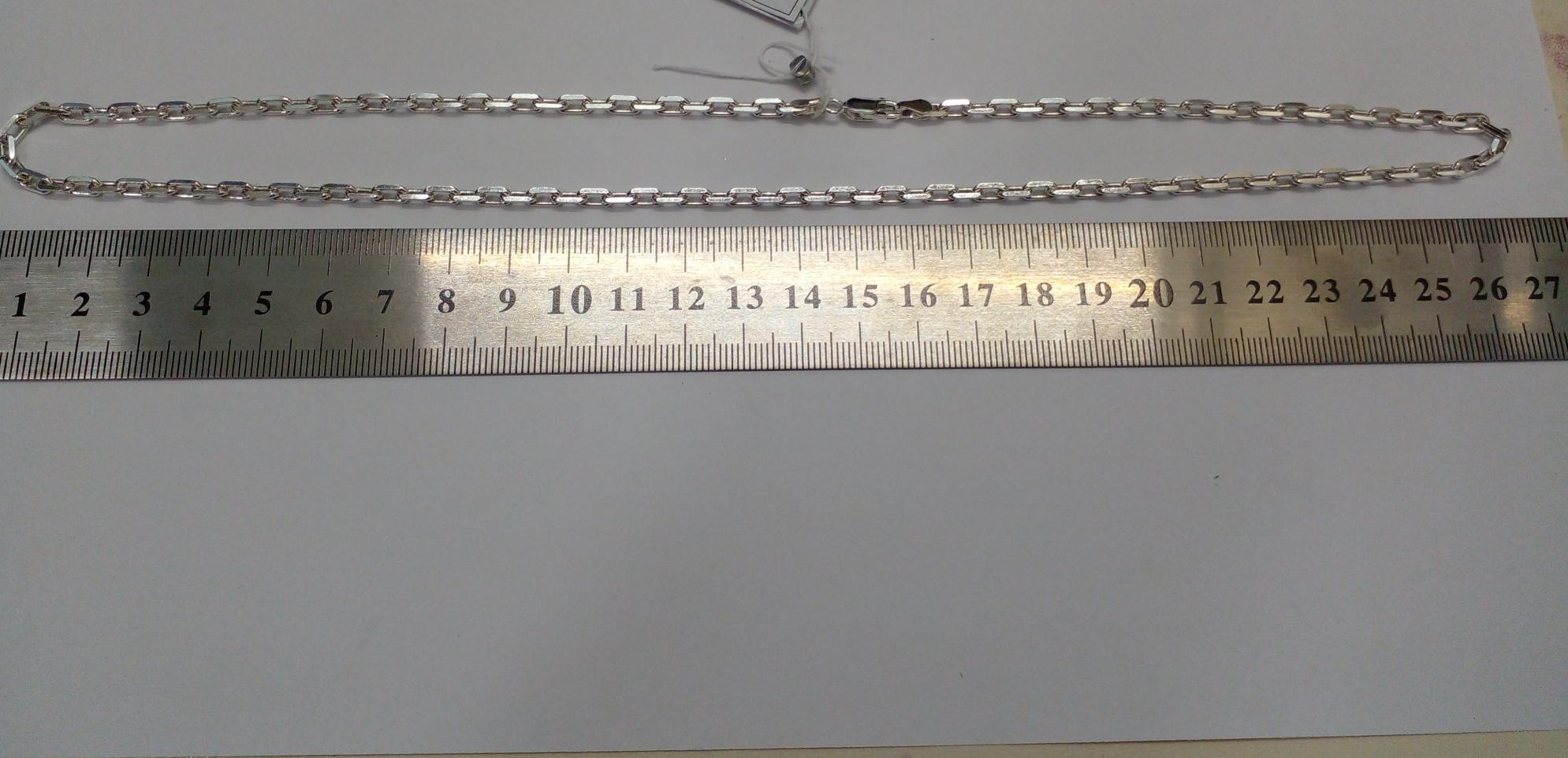Серебряная цепь с плетением Якорное (33481970) 2