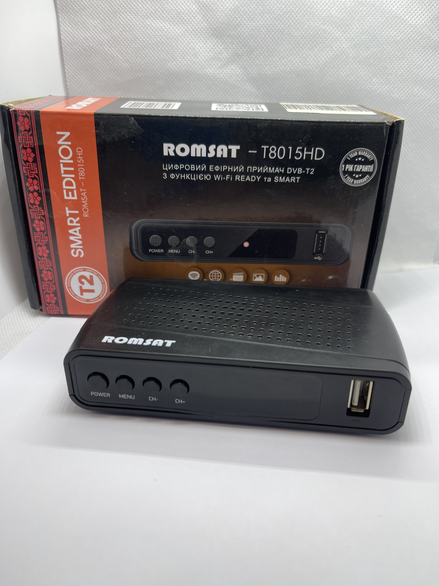 ТВ-тюнер Romsat T8015HD 0