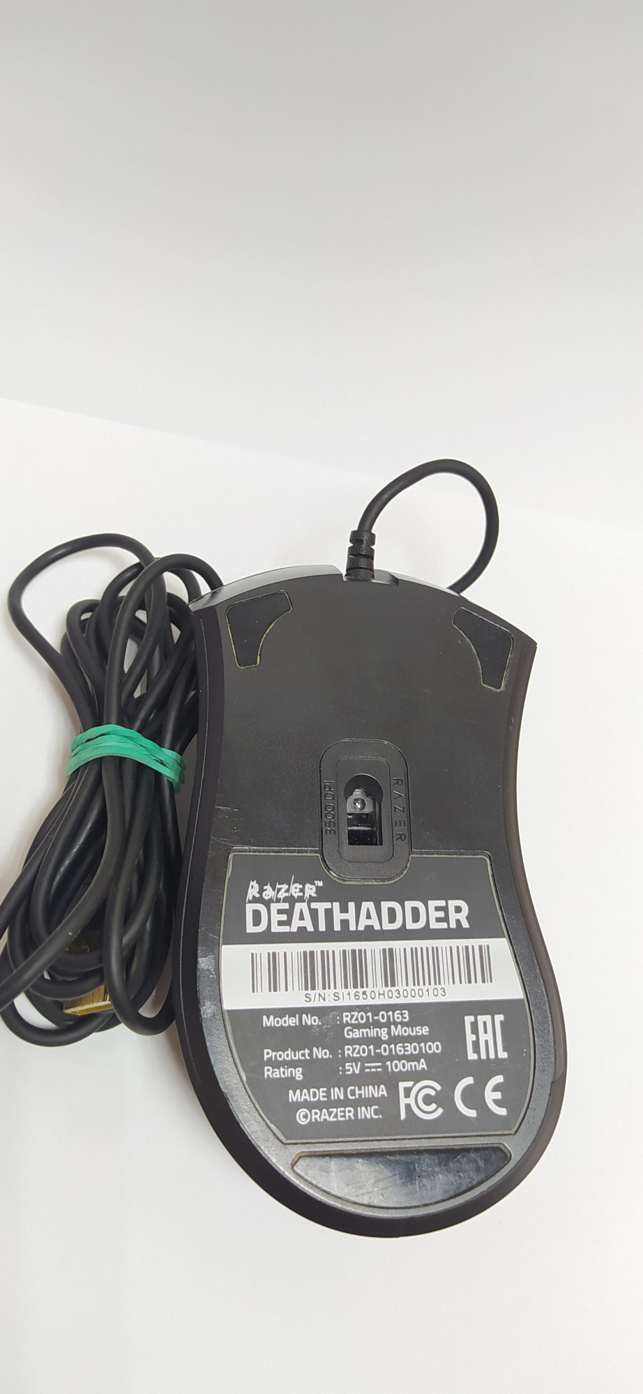 Компьютерная мышь Razer DeathAdder 3500 (RZ01-01630100)  1