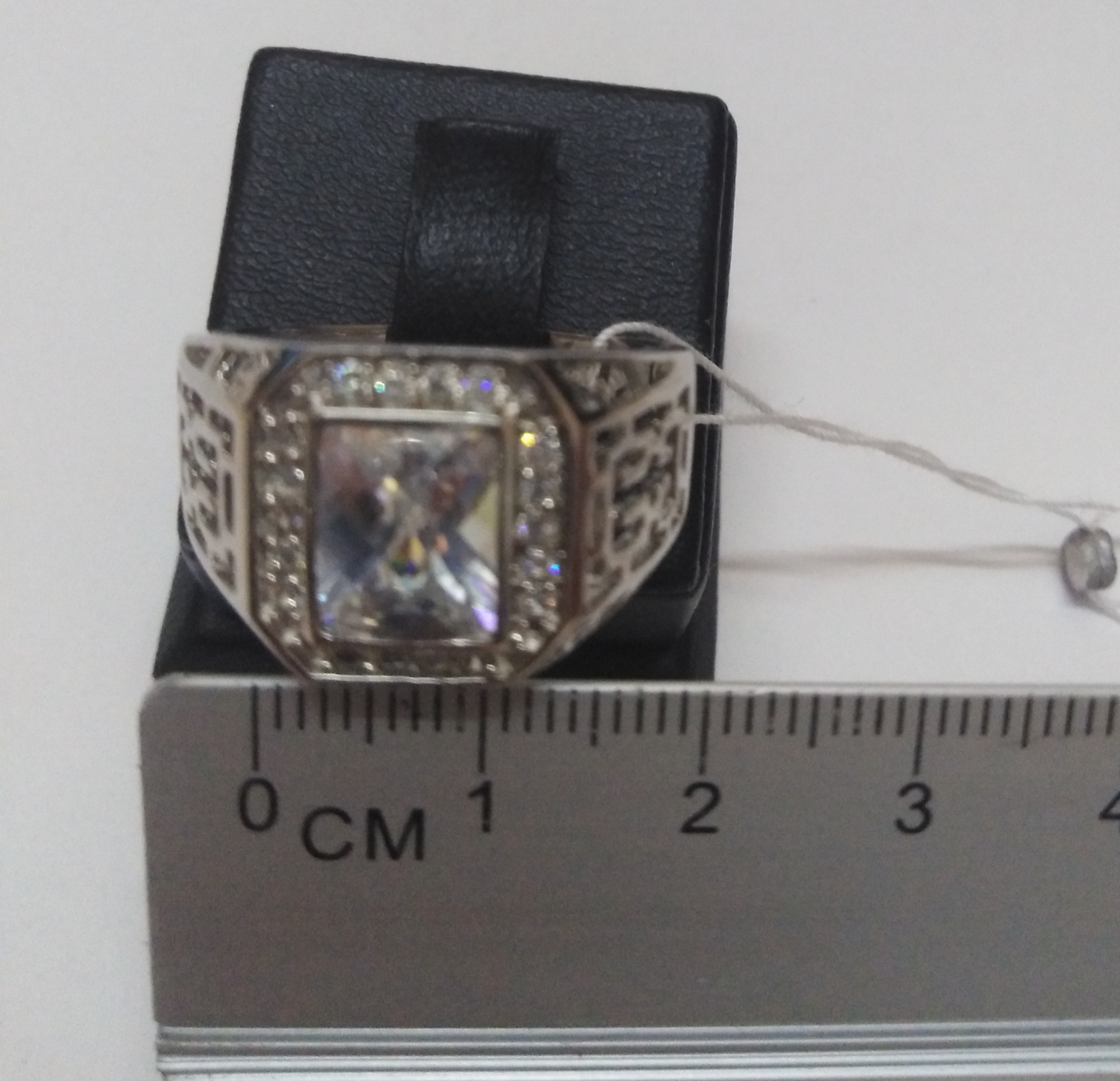 Срібний перстень із цирконієм (30841255) 3