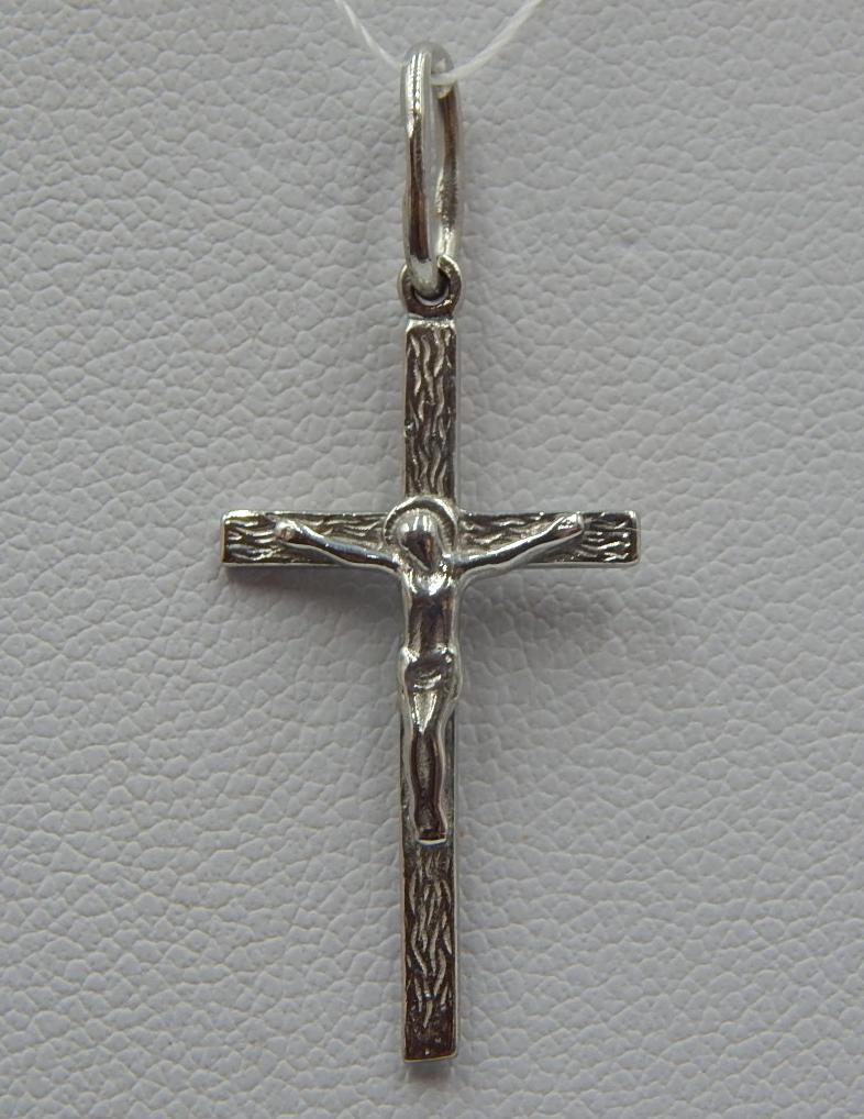 Срібний підвіс-хрест (32198911) 0